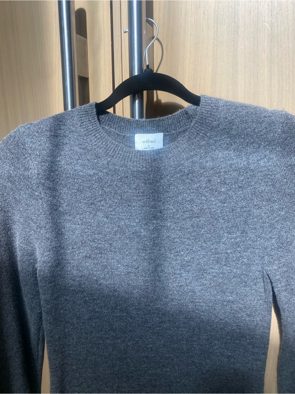 Wilfred Grey Crewneck Dress